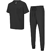 Natural Uniforms Mens Luxe Stretch Jogger Scrub Set