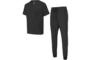 Natural Uniforms Mens Luxe Stretch Jogger Scrub Set
