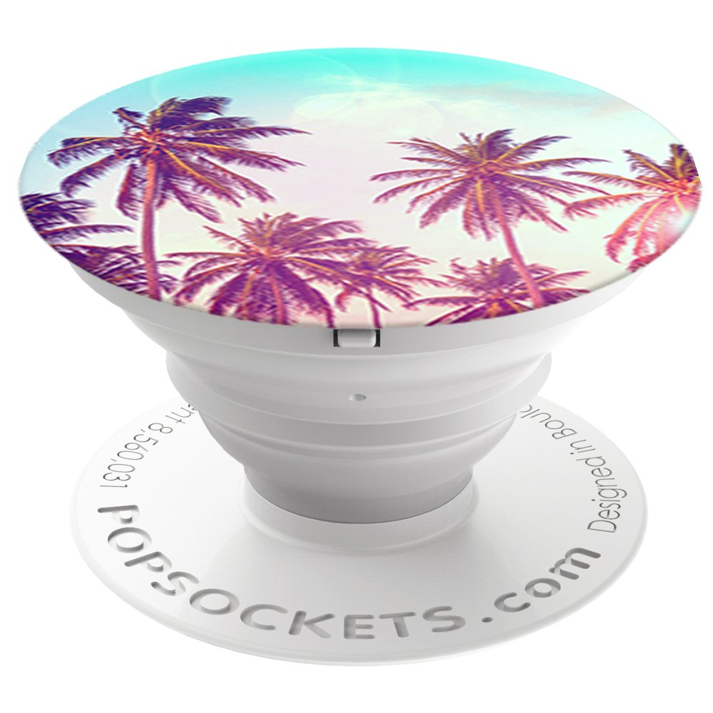 PopSockets Soporte telescópico para Smartphones y tabletas Estilo Palm Trees