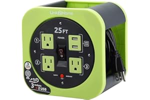 Link2Home 4 Reel and USB. 25ft Cable Green