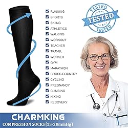 CHARMKING Compression Socks for Women & Men