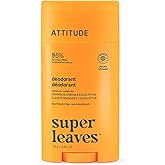 ATTITUDE Aluminum Free Deodorant, Natural Origin Ingredients, EWG Verified, Odor Control With Baking Soda, Twist & Glide, Dermatologically Tested, Vegan, Orange Blossom & Eucalyptus, 2.64 Oz