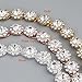 Bridal Headbands for Wedding Women Rhinestone Headdress with Ribbon Silver