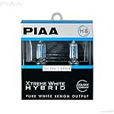 PIAA 23-10108 H8 Xtreme White Hybrid Bulb, 3900K-12V 35W-Twin, 2 Pack