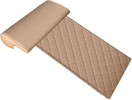 Amazon Com Yqj Yomqljxb Car Seat Extender Cushion Leg Support Pillow Pillow For Car Driver Seat Chair Leg Extenders Leather Knee Pads Long Distance Driving Car Bus Train Office Home Leg Cushion Beige Sports Outdoors