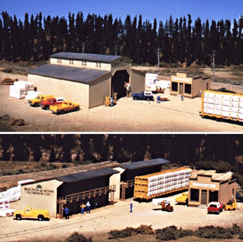 Walthers Cornerstone Series Kit HO Scale Walton & Sons Lumber Company