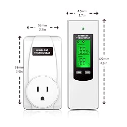 Hycency Programmable Wireless Plug in Thermostat