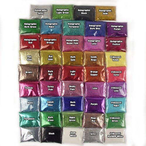25g Single Packet of Ultra Fine Glitter in One Colour (Dark Gold)