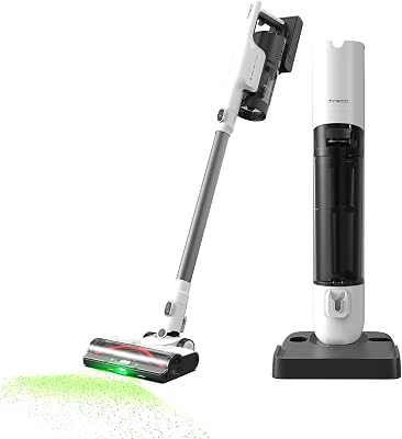 Aspirador sem fios inteligente Pure One Station 5 Plus com base de sujidade de 2,5L, autolimpação completa, sucção de 175W, sensor inteligente iLoop, adequado para pavimentos duros e alcatifa