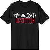 Led Zeppelin Icon Men's Black Short Sleeve Tee