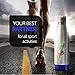 LLL-LIVE.LONG.LIFE Stainless Steel Water Bottle -Thermos Vacuum Insulated Triple-Wall,Ice Cold 40 Hours! New Technology - 17 Ounce with Leak Resistant,Multicolored