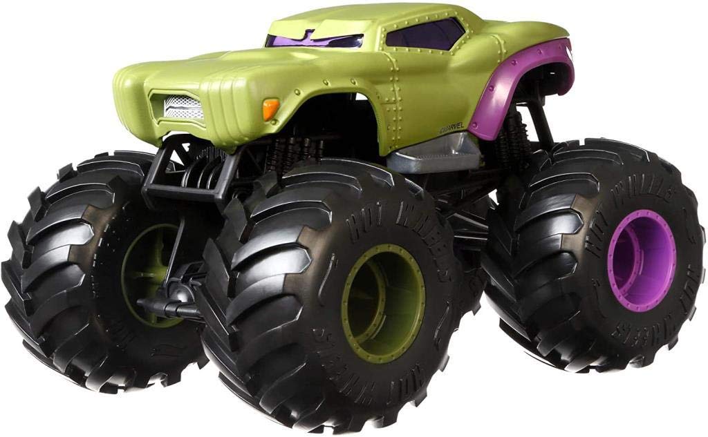 Hot Wheels GJG69 Monster Trucks 1:24 Vehicle - Marvel Hulk