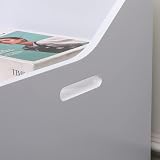 AVC Designs Toy Chest Ottoman Bench White MDF with Soft Close Hinges view 4