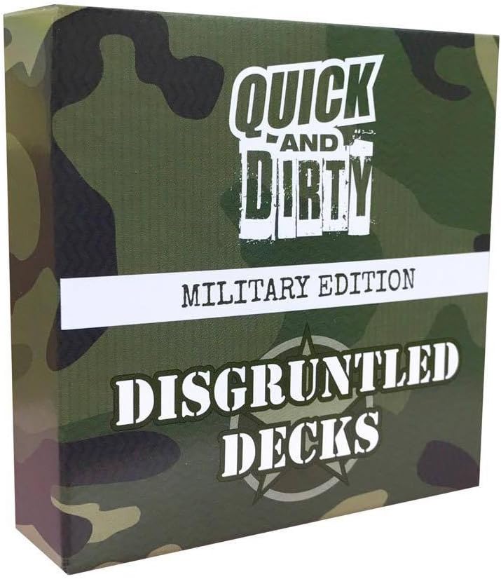 Quick And Dirty: Military - Fast, Fun, Comedy Game by Disgruntled Decks
