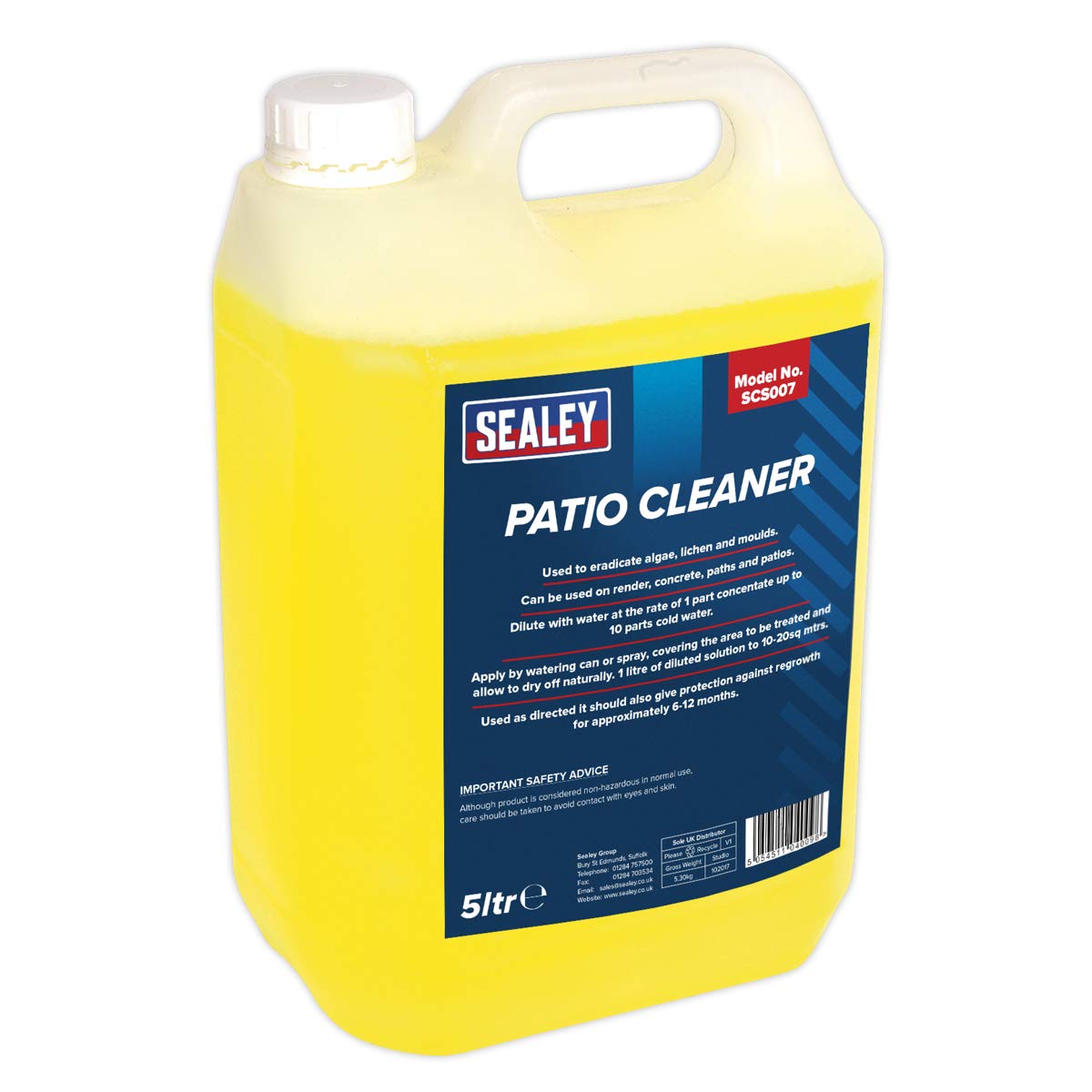 Sealey Scs007 Patio Cleaner 5Ltr
