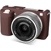 Rieibi ZVE10 Case, Soft Silicone Protective Case for Sony ZV-E10 ZVE10 Camera, Lightweight Rubber Cover for Sony Alpha ZVE10