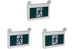 Running man Exit sign CET-180 Thermoplastic sign combo Emergency light LED with 2 heads battery backup for 90 minutes 120v 34