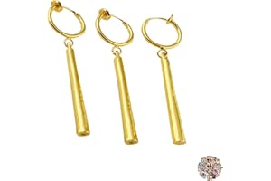 HJYZY 23 pcs One P. Jewelry Sticker Set Roronoa Zoro Earrings Clip Cosplay - Gold