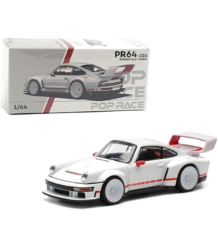 Amazon.com: 1/43 Tarmac Works RWB 993#3 Red and White RAUH-Welt