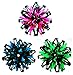 Set of 3 Expandable Sphere Balls Toy~Neon Colored Blue, Pink & Green~Hand Catch Flower Balls~Great Gift for Kids!