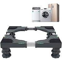 jasdel - Universal Mobile Base Dorm Fridge Stand with 4 Strong Feet Multi-Functional Adjustable Base for Adjustable…