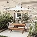 Abba Patio Outdoor Patio Umbrella with Tilt and Crank Lift, 11Feet, 11', Khaki