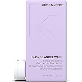 KEVIN.MURPHY BLONDE.ANGEL.WASH - Blonde Shampoo - Purple Shampoo for Blonde & Grey Hair - Colour Enhancement Hair Care - Colour Safe - Paraben & Sulphate Free - 250 mL /8.4 fl oz