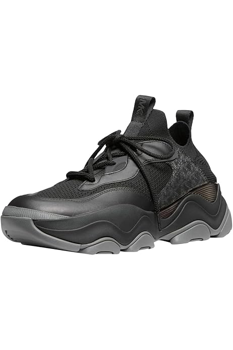 Amazon.com | Michael Kors Men's Lucas Trainer Sneaker, Olive