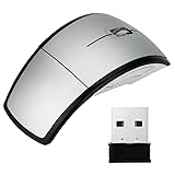 OVERMAL 2.4GHz Foldable Arc Wireless Optical Mouse