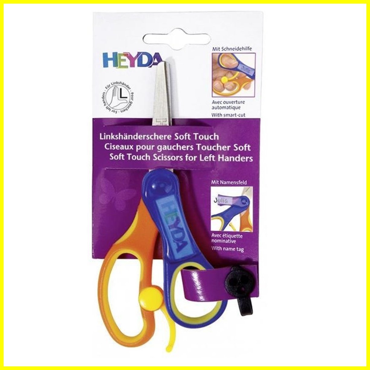Baier Schneider &Children's Left-Handed Scissors Soft Touch