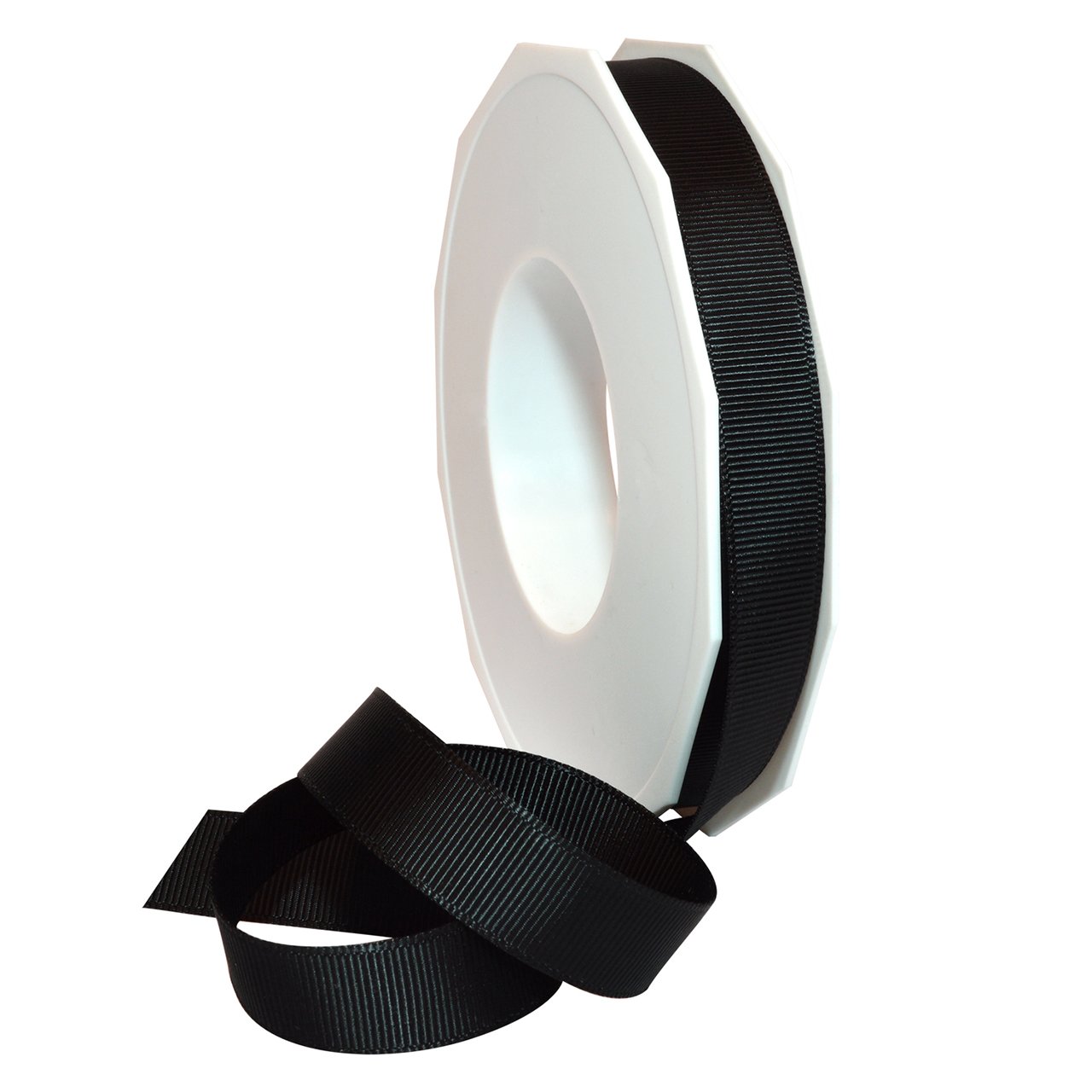 Morex Ribbon Ribbon, Polyester, Black, 5/8" x 100 Yd