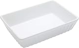 KitchenCraft World of Flavours Stoneware Lasagne Dish 33x23cm White view 4