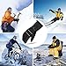 Terra Hiker Men’s Waterproof Gloves, Women’s Winter Warm Ski Gloves 3M Thinsulate Snowmobile Cold Weather Gloves for Adults (Balck, M)