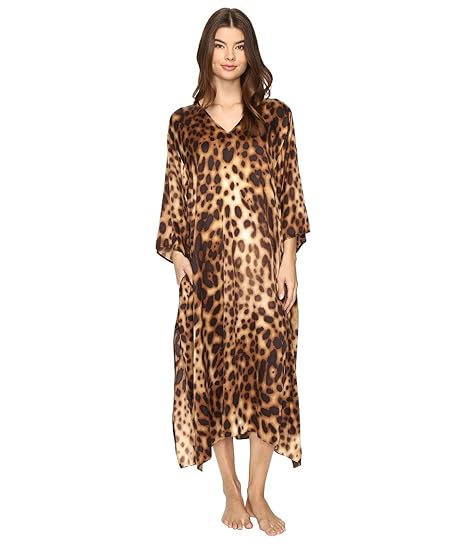 leopard caftan