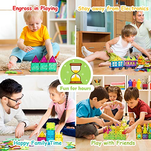 Cossy Kids Toys Tiles, 120 PCs Building Blocks