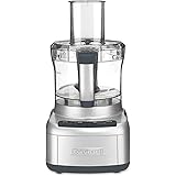 Cuisinart 8 Cup Food Processor, 350-Watt Motor, Medium to Fine Slicing Discs, FP-8SV, Silver