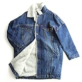 Wokasun.☂☂ Women Warm Winter Long Sleeve Denim