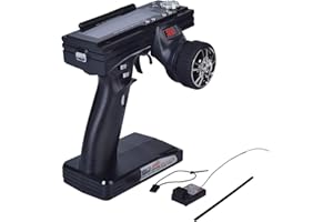 GLOBACT OGRC Flysky FS-GT3B 3Ch GT3B RC Transmitter and Receiver 2.4Ghz RC Car Remote Controller with 3 Channel GR3E Radio Receiver