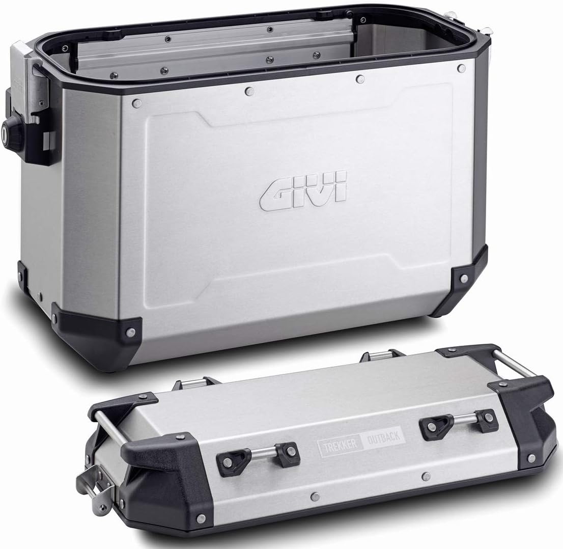 GIVI OBKN37ARA 37Ltr OUTBACK Right Side Case Silver: Automotive
