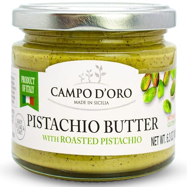 CAMPO D’ORO – PISTACHIO BUTTER SWEET SPREADABLE CREAM,...