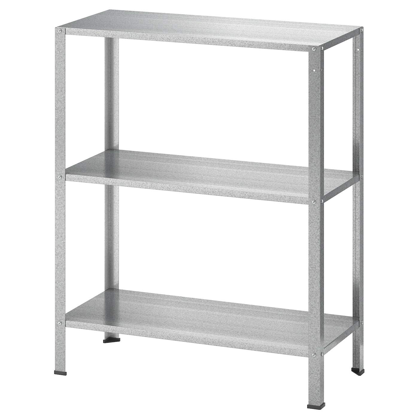Ikea Shelving Unit, in/Outdoor, 0.60x0.27x0.74 m, Silver Amazon.in