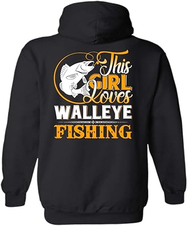 fishing girl hoodie
