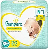 Fralda Pampers Premium Care RN+ - 20 fraldas
