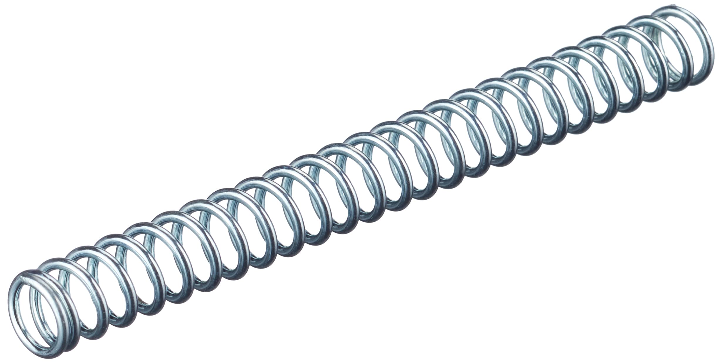 Chapuis RSC8 Set of 6 compression springs - Galvanised steel - Indicative working load 4 kg - Diameter 6 mm - Length 60 mm, Grey, Set of 6 pieces, Silver