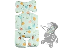 FEVBCNRJ Infant Car Seat Insert Compatible with Mockingbird, Stroller Insert for Head and Body Support, Soft Cushion Fit in Any Five Point Harness, Perfect for Car Seat, Swings, Bouncer and Strollers