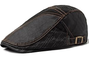 PTDUABENLU Newsboy Cap for Men Adjustable Ivy Flat Cap Gatsby Cabbie Driving Retro Beret for Mens Womens