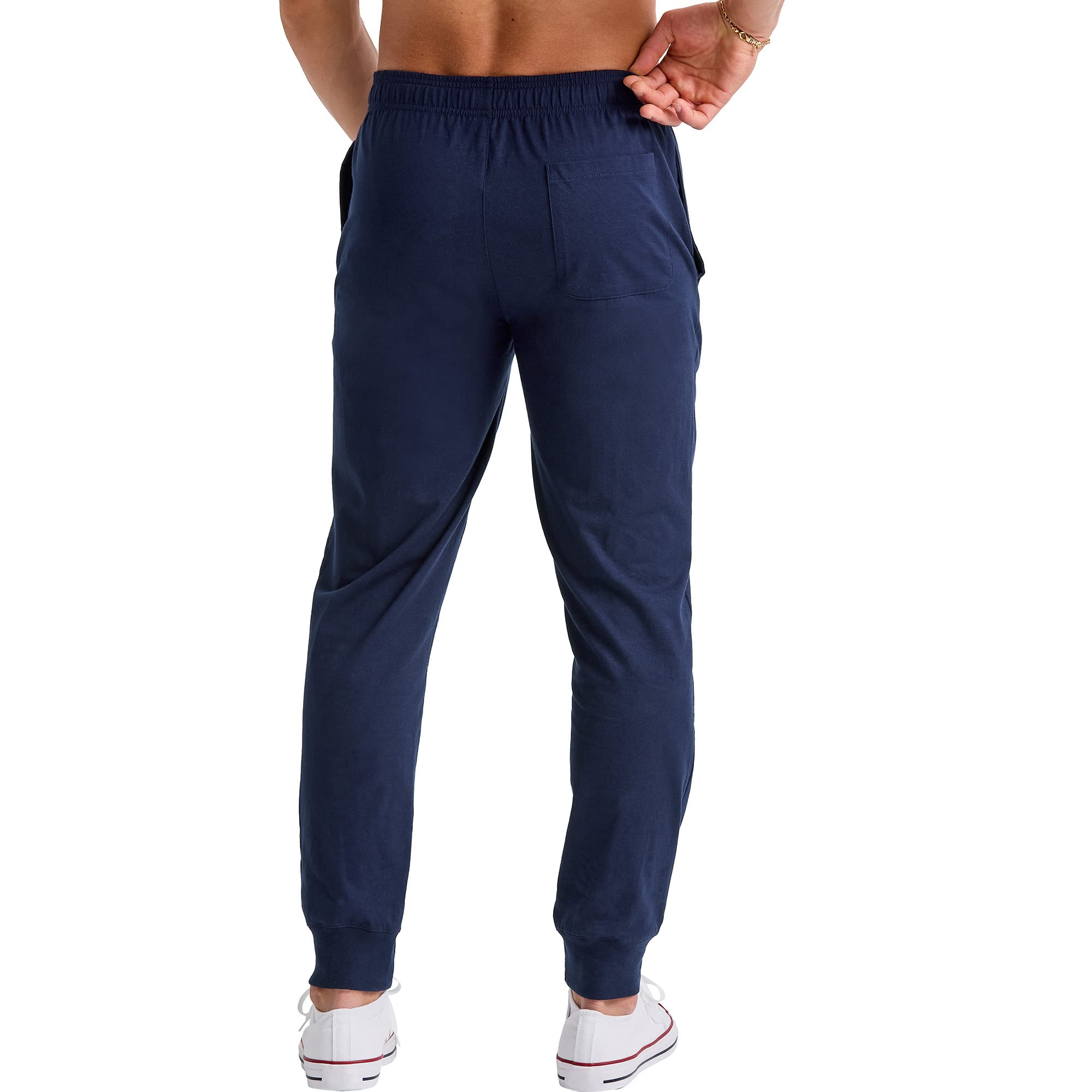Hanes Originals Cotton Joggers, Jersey Sweatpants for Men with Pockets, 30