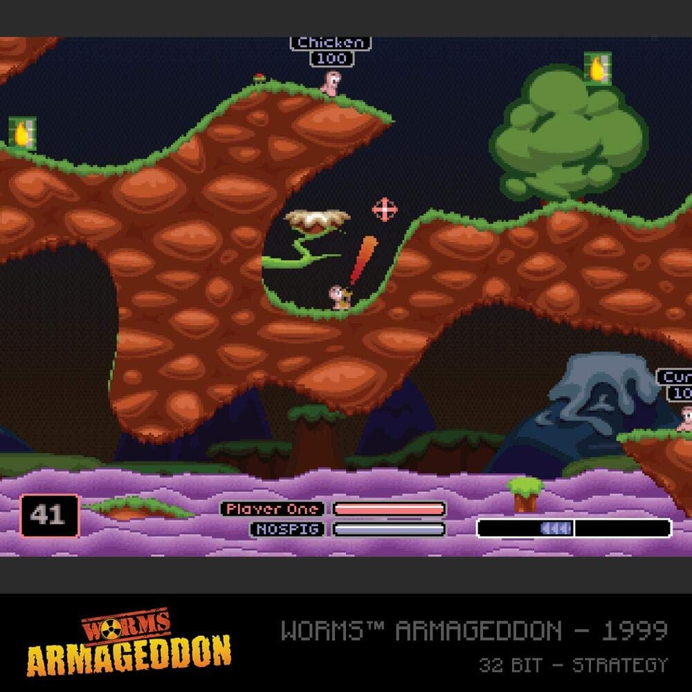 Blaze Evercade Worms Cartridge 1 512 Mb