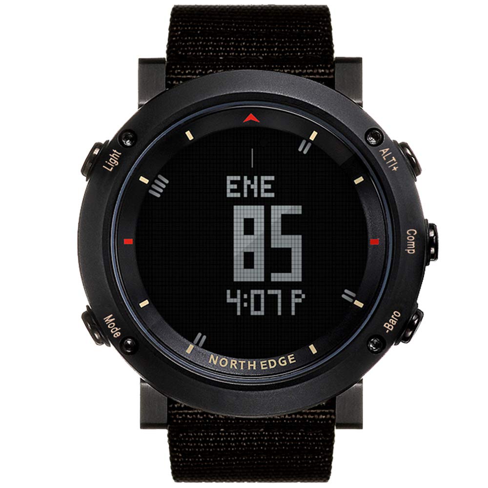 North Edge Mens Military Digital Sports Watch Led Back Light