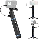 Newmowa 10000mAh Power Bank Tripod Grip Fast Charging for Phone/Action Cam | PD/QC Fast Charging, Portable Power Bank Handle Grip for GoPro Hero, DJI Action Camera, Insta 360, Digital Camera